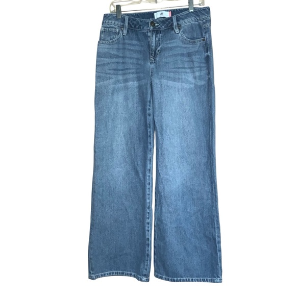 Cabi Ashbury Jean #6491 Blue Wide Leg denim - Picture 3 of 6